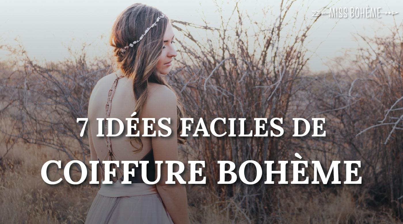 coiffure bohème
