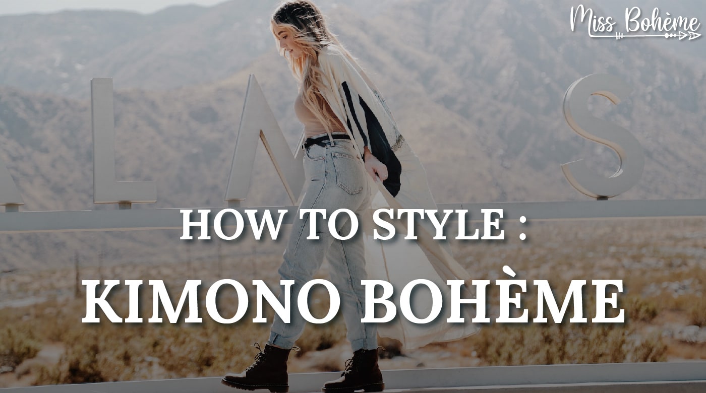 comment porter kimono
