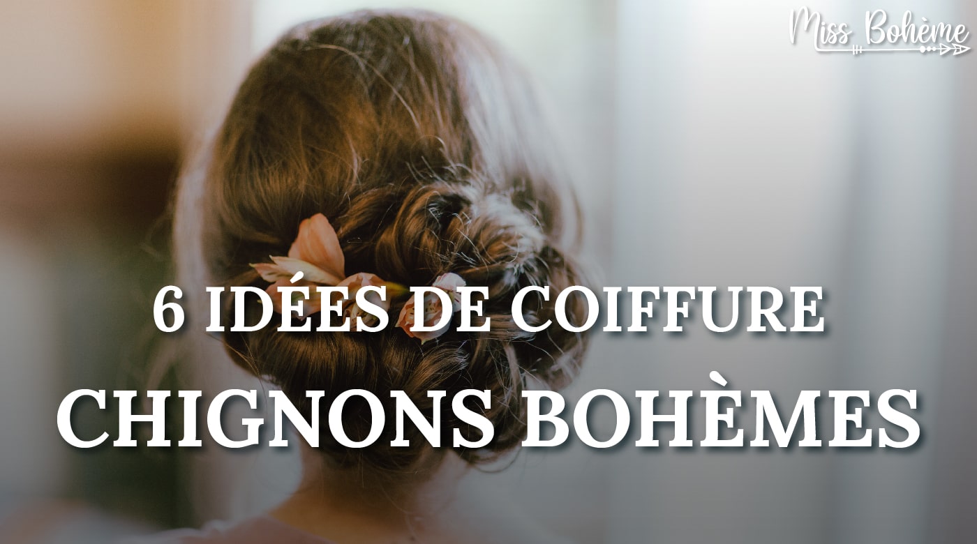 chignon bohème