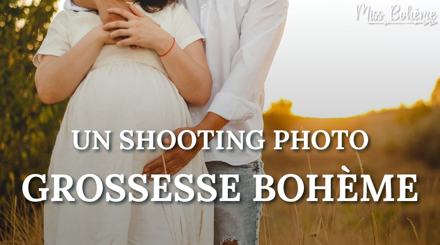 photo grossesse bohème