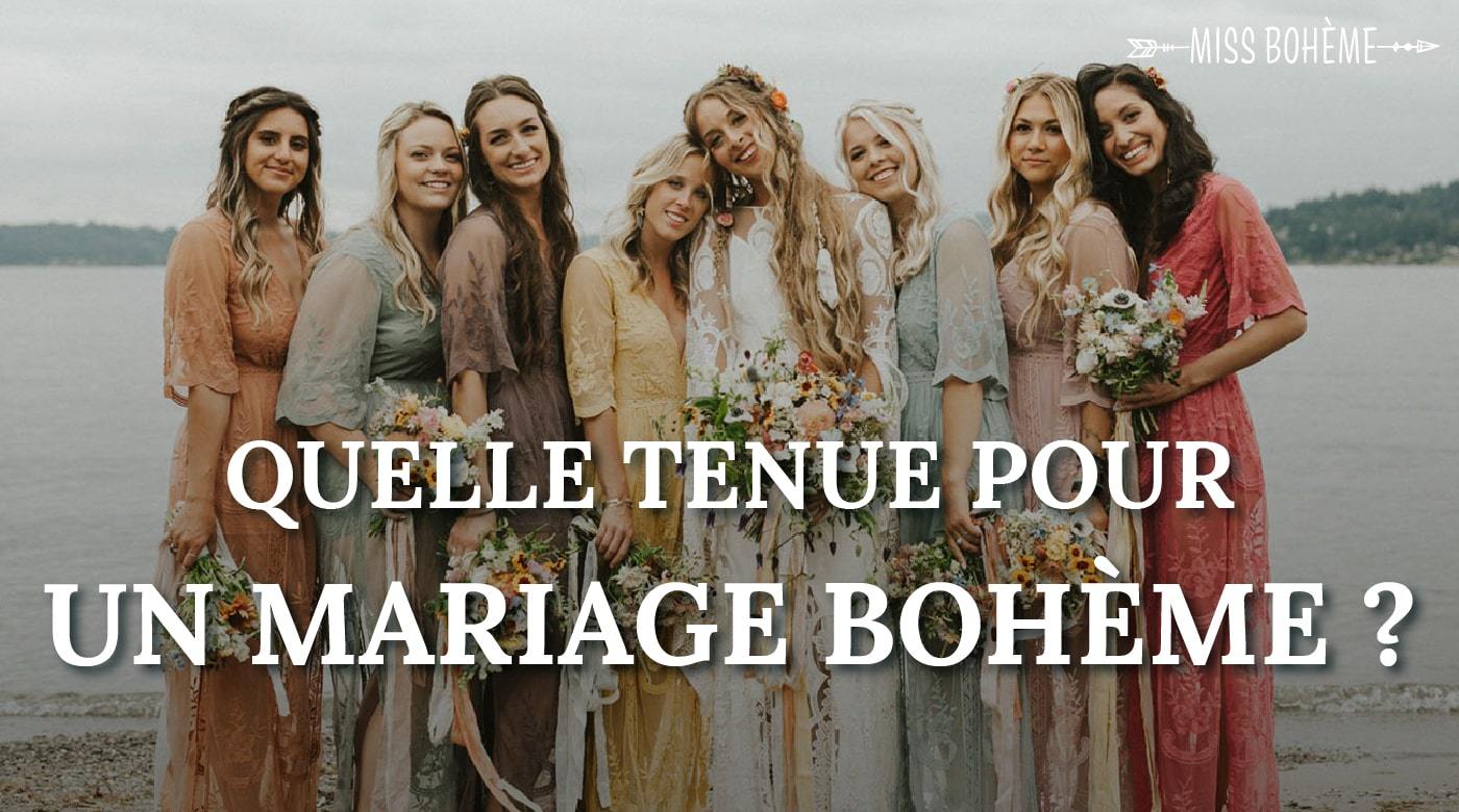 tenue pour mariage bohème