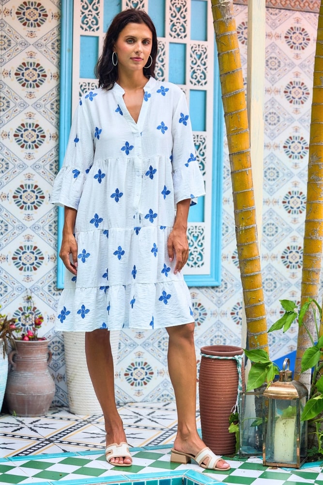 Robe Bohème Fleurie Courte