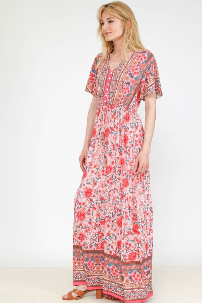 Robe Longue à Fleur Bohème