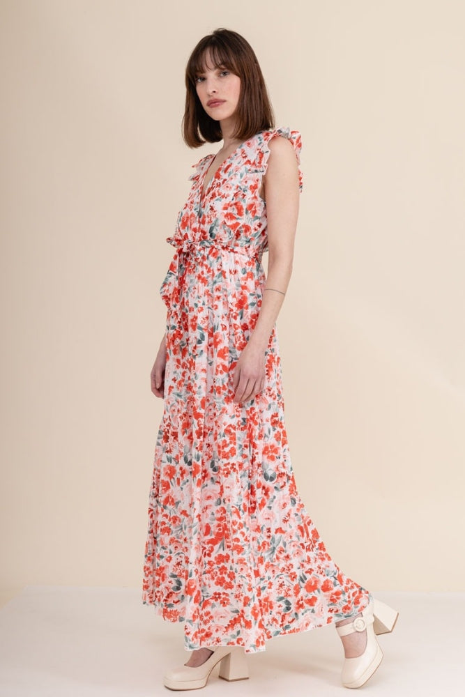 Robe Bohème à Motif Floral