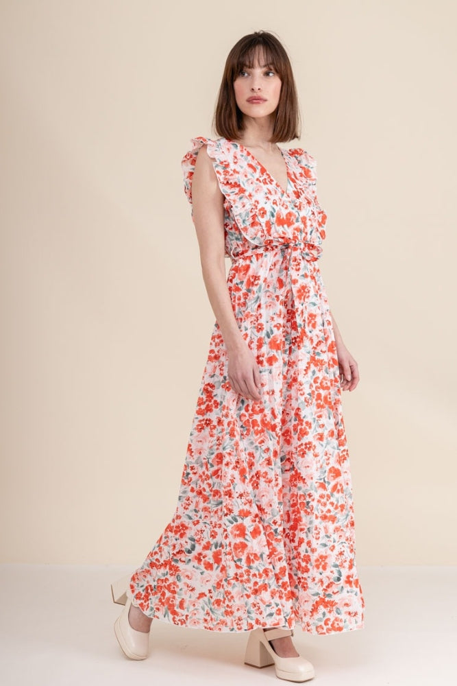 Robe Bohème à Motif Floral