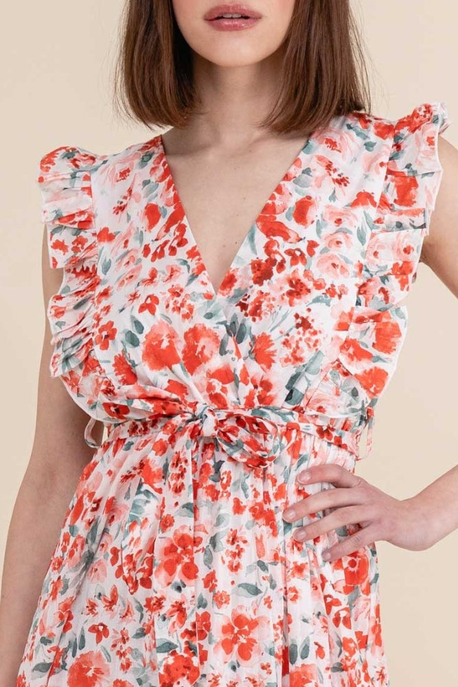 Robe Bohème à Motif Floral