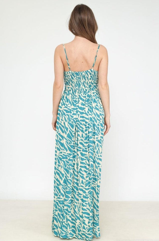 Robe Longue Fluide Imprimé Bohème