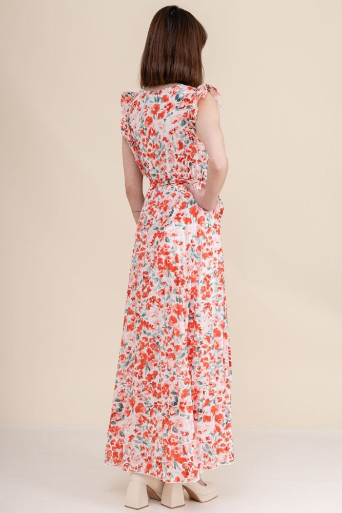 Robe Bohème à Motif Floral