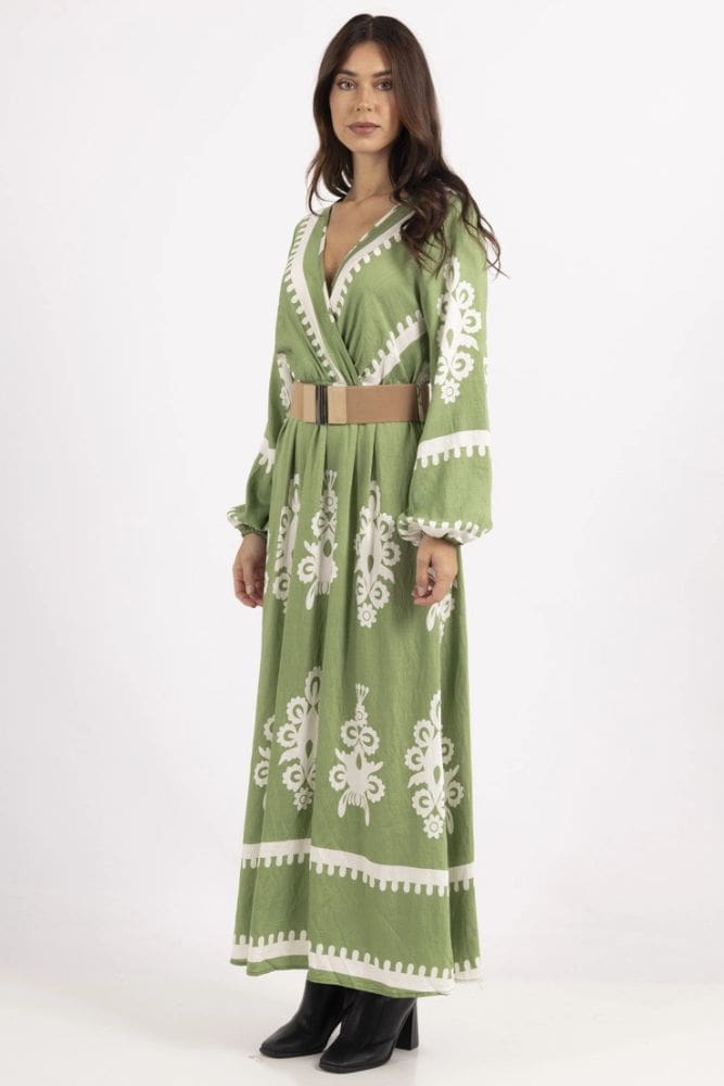Robe Bohème Manche Longue