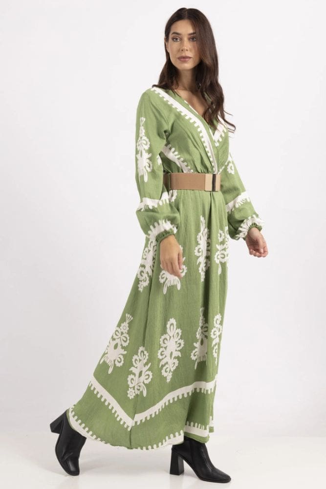 Robe Bohème Manche Longue