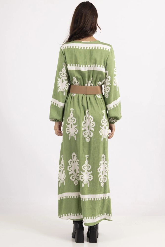 Robe Bohème Manche Longue