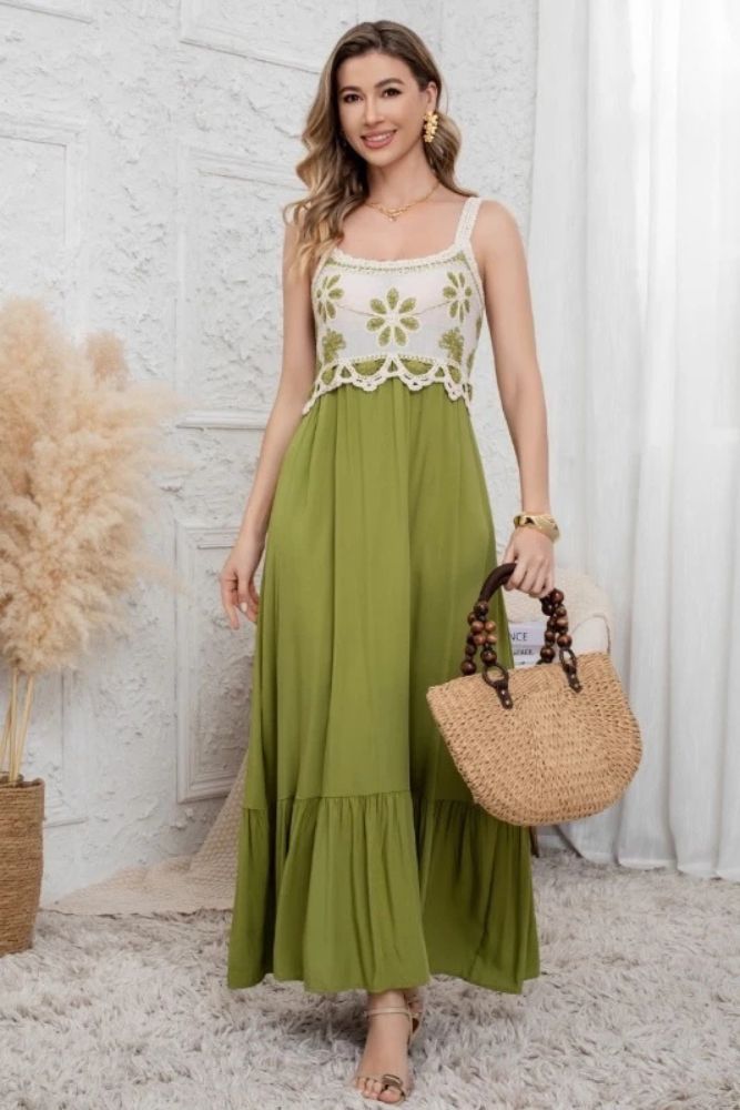 Robe Broderie Bohème