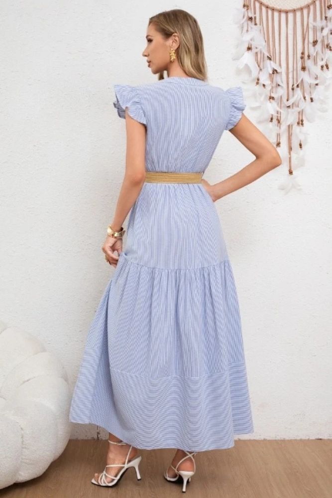 Robe Longue Bohème Bleu Marine