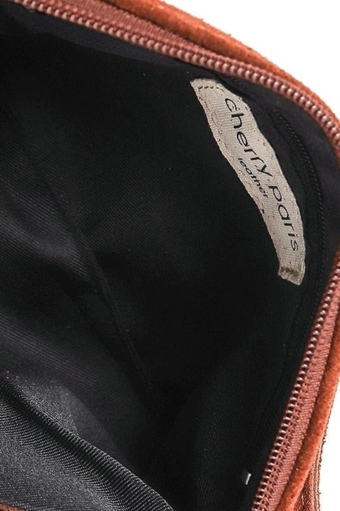 Pochette Bohème Cuir Suède