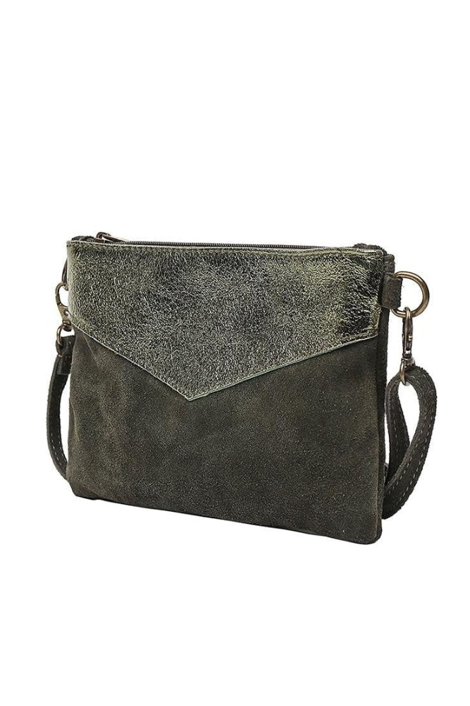 Pochette Bohème Cuir Suède