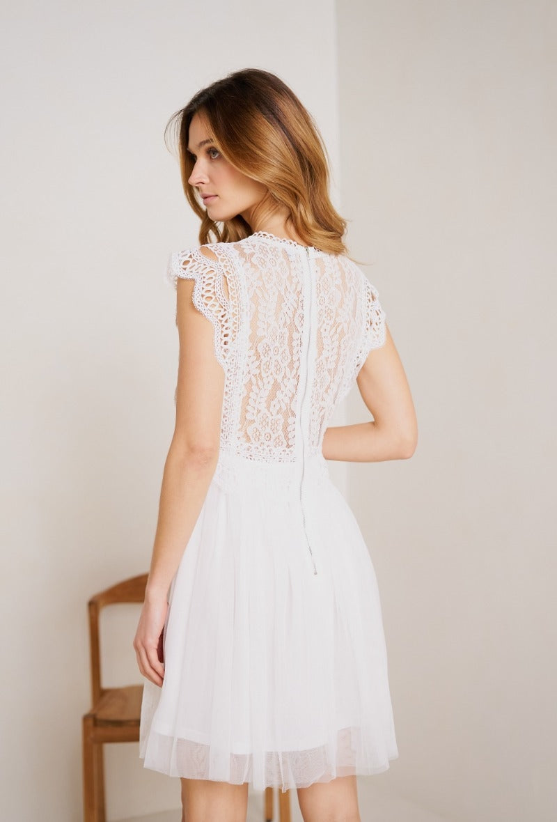 Robe Cocktail Bohème Courte