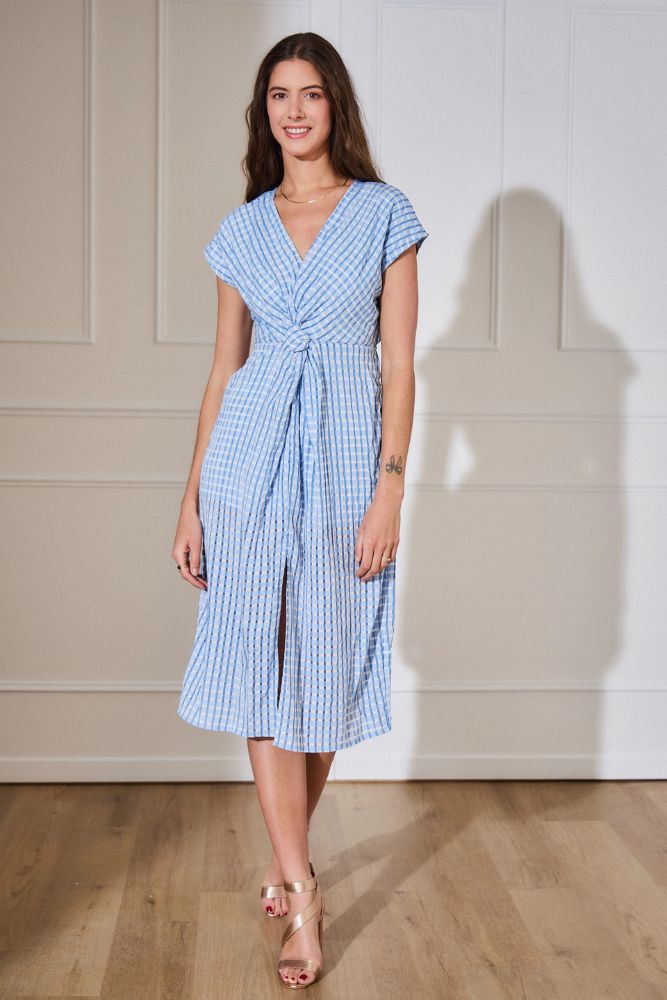 Robe Bohème Bleu Ciel