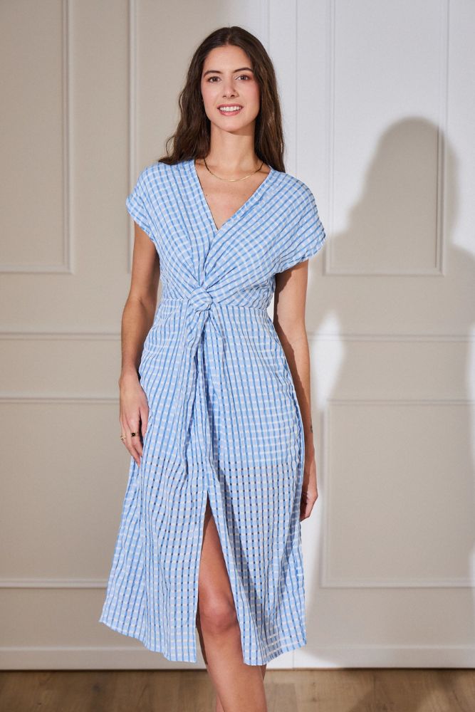 Robe Bohème Bleu Ciel