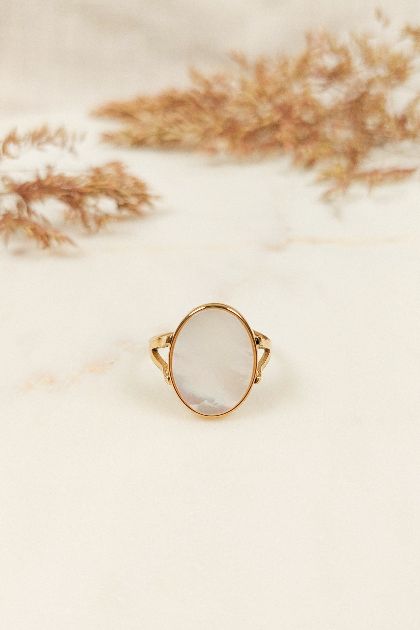Bague Bohème Pierre Nacre