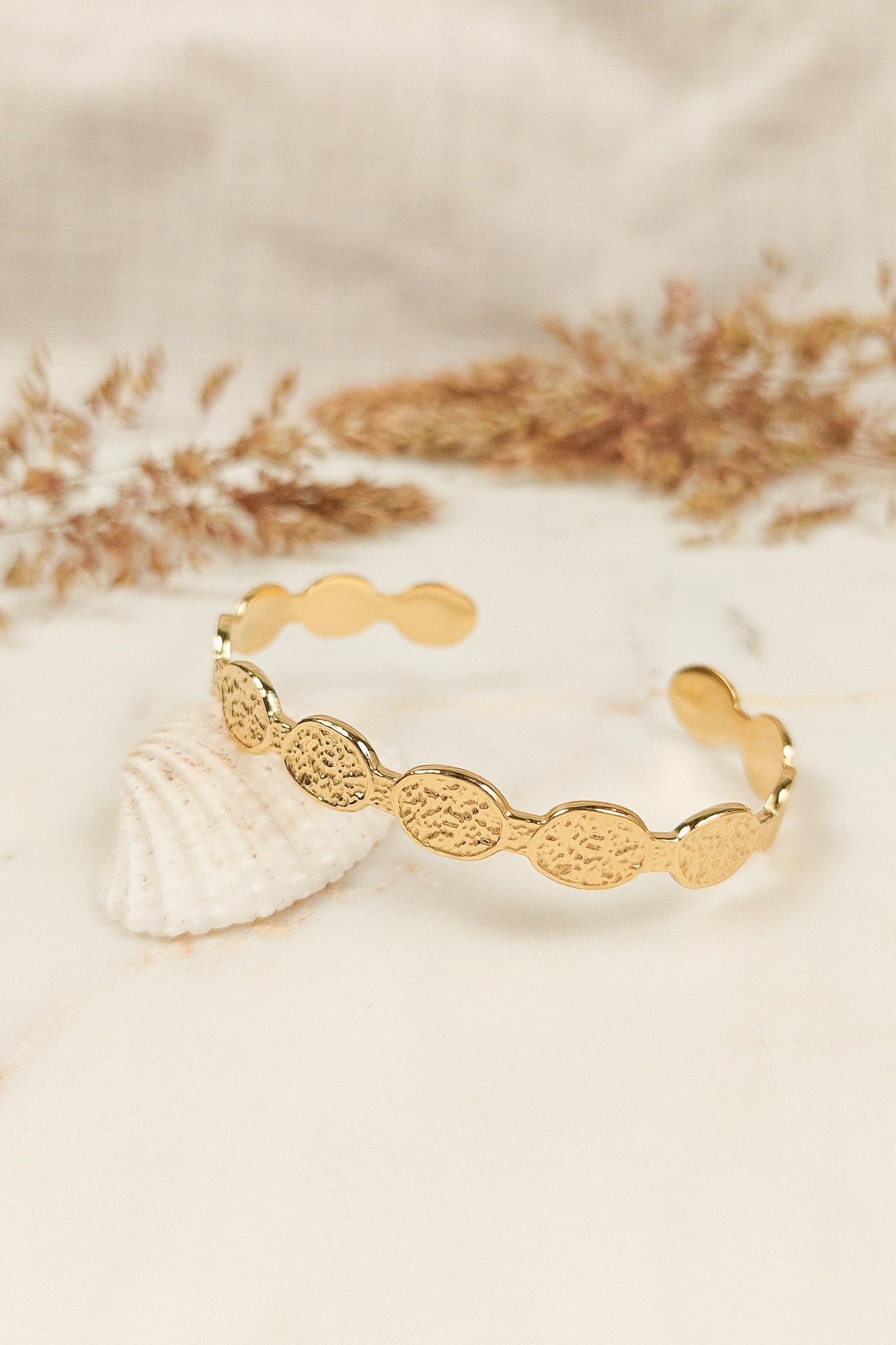 Bracelet Jonc Bohème Doré