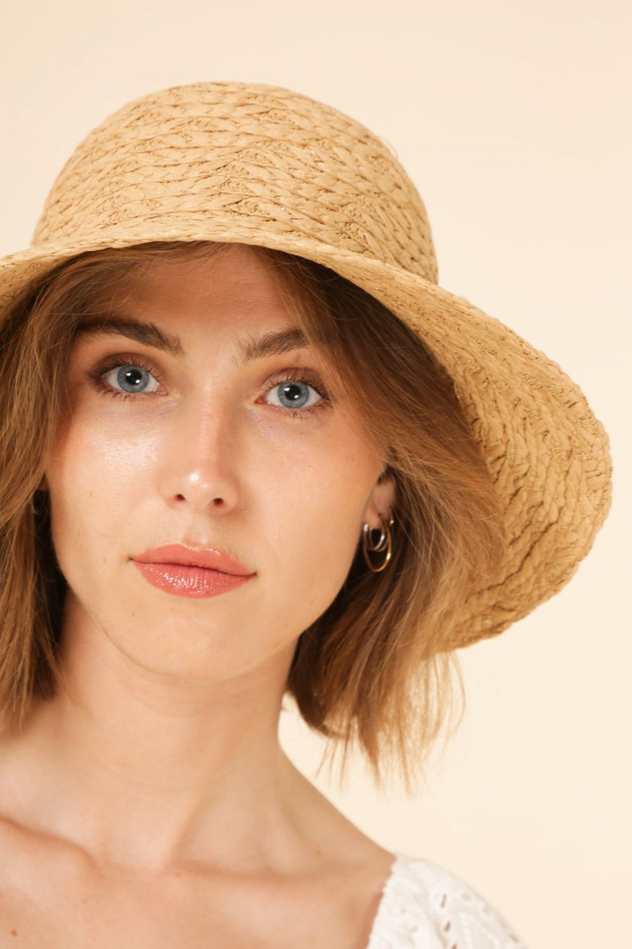 Chapeau Cloche Bohème - Camel / Ajustable