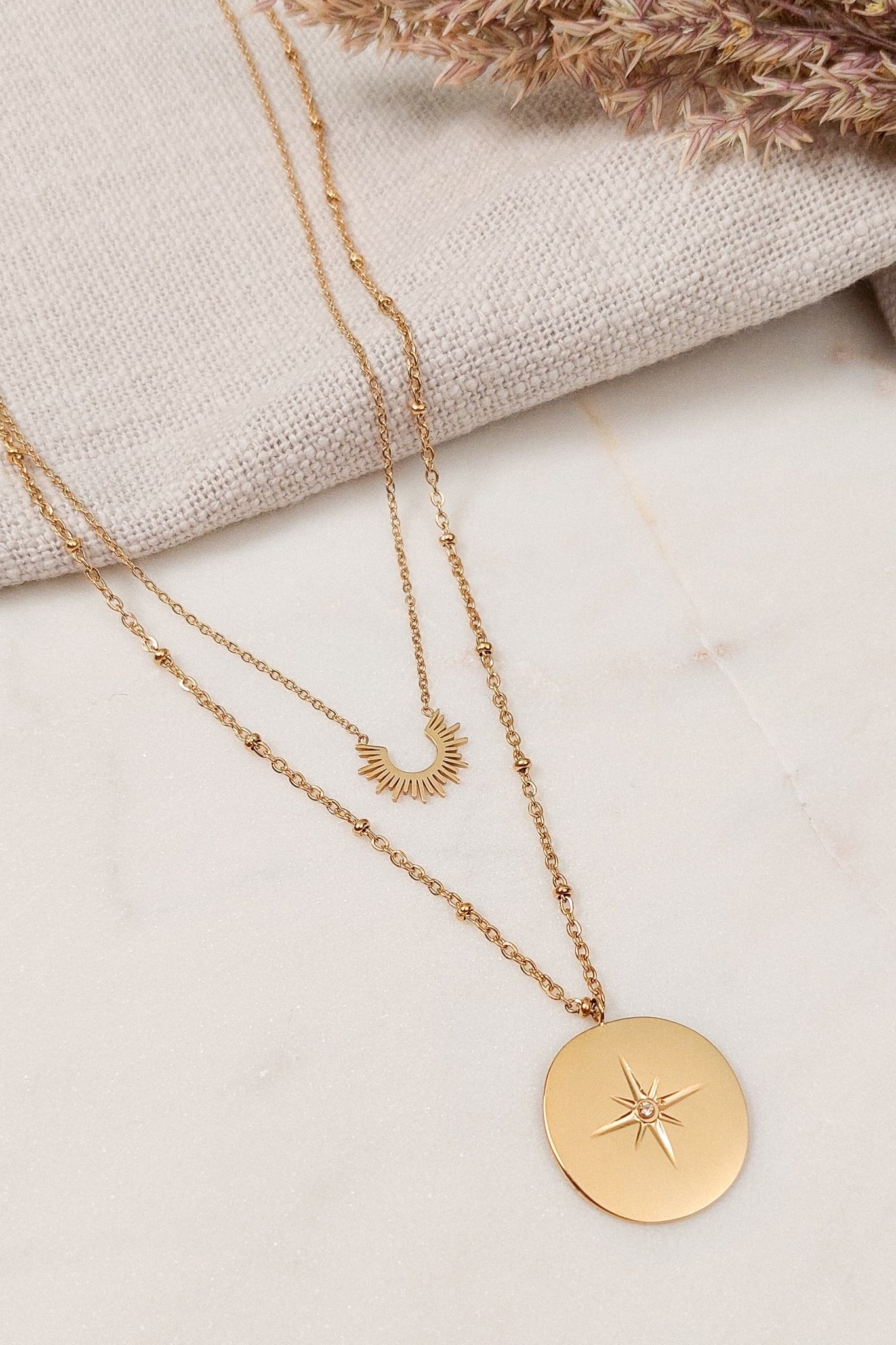 Collier Bohème Soleil & Étoile