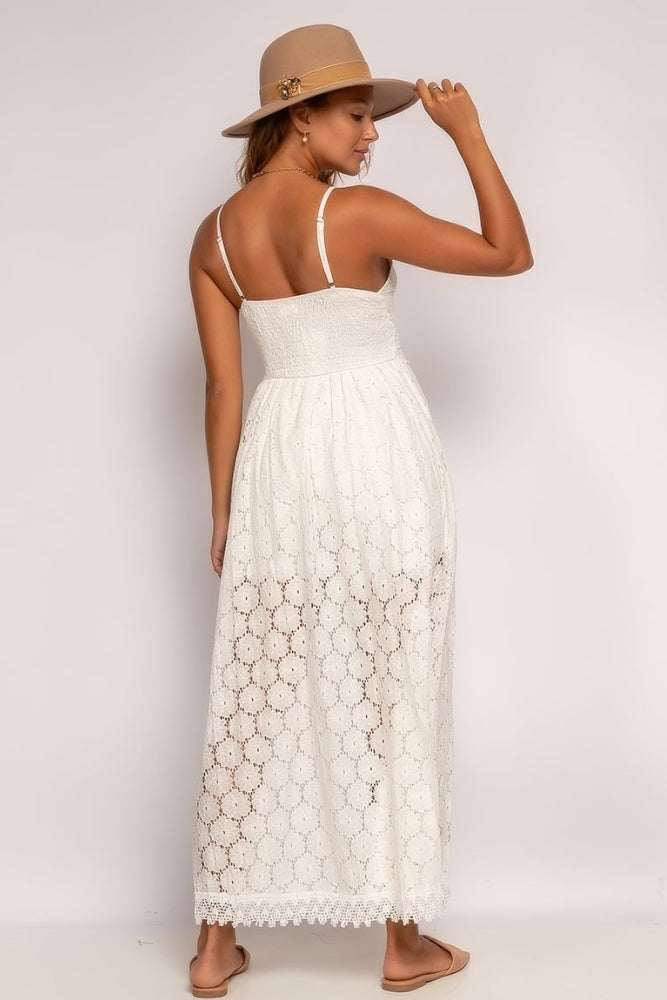Robe Blanche Bohème Chic