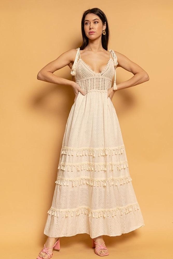 Robe Bohème Hippie Crochet