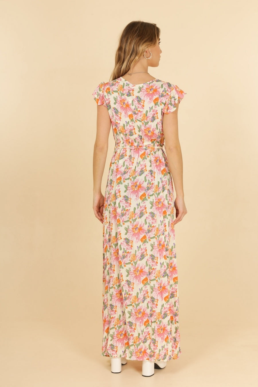 Robe Bohème Longue Vanille