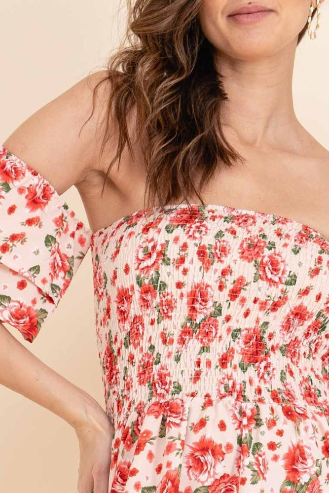 Robe Fleurie Bohème Romantique