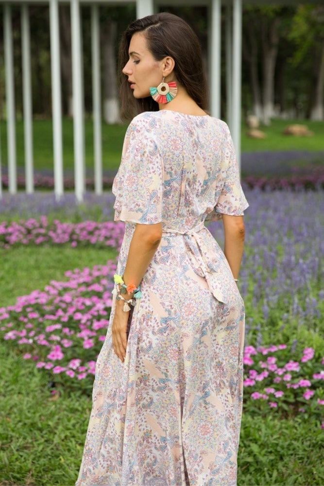 Robe Longue Imprimé Bohème