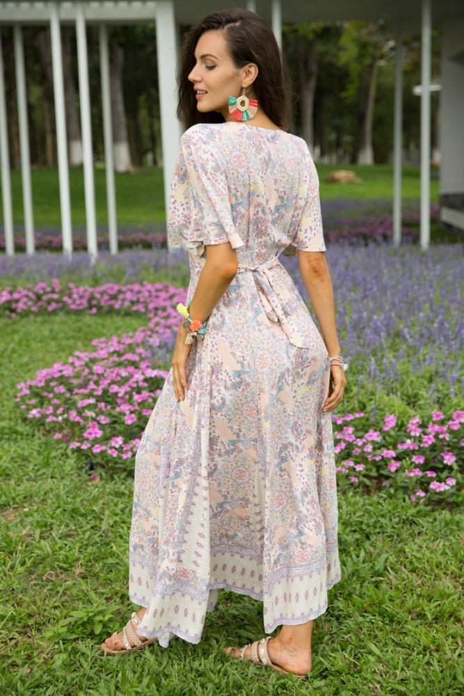 Robe Longue Imprimé Bohème