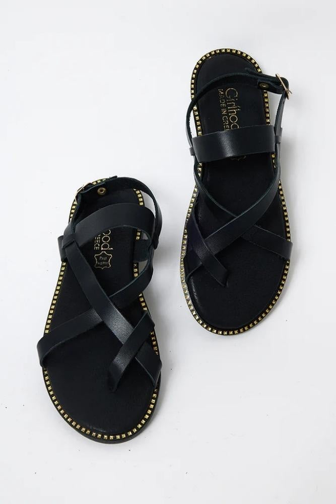 Sandales Bohème Chic - 36 / Noir