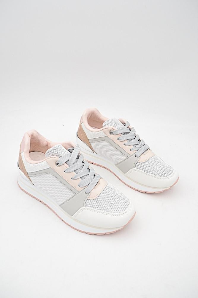 Sneakers Style Bohème - 36 / Blanc