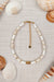 Bracelet Cheville Perles Blanches