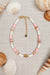 Bracelet Cheville Perles Roses