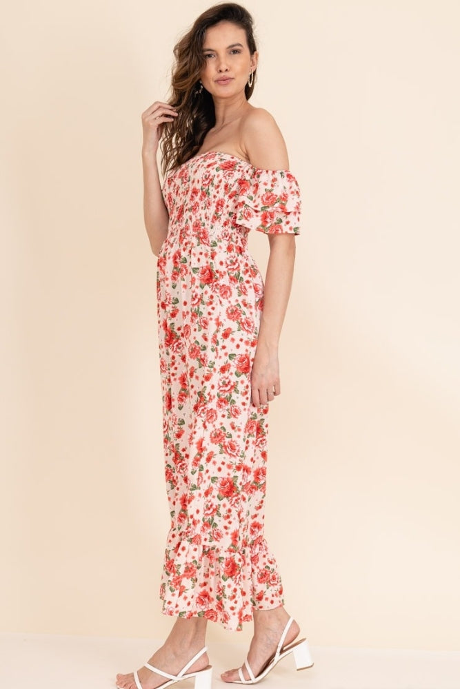 Robe Fleurie Bohème Romantique - S
