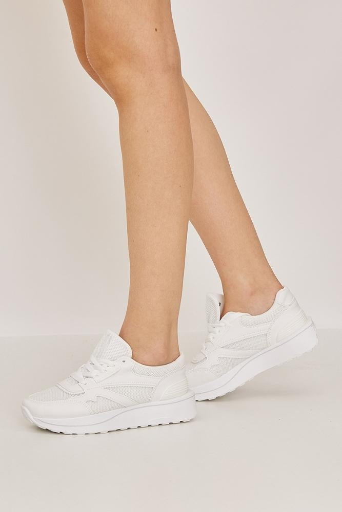 Sneakers Femme Chic - 36 / Blanc